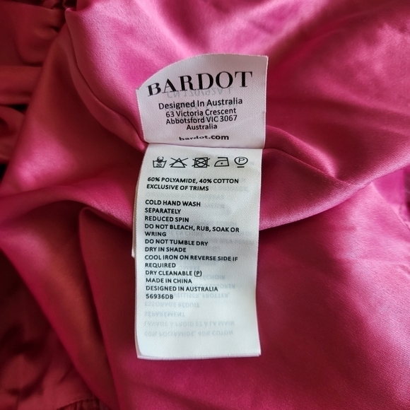 New Bardot Strapless Sweetheart Boned Corset Lace Barbie Pink Mini Dress NWT 8/M - Picture 13 of 14